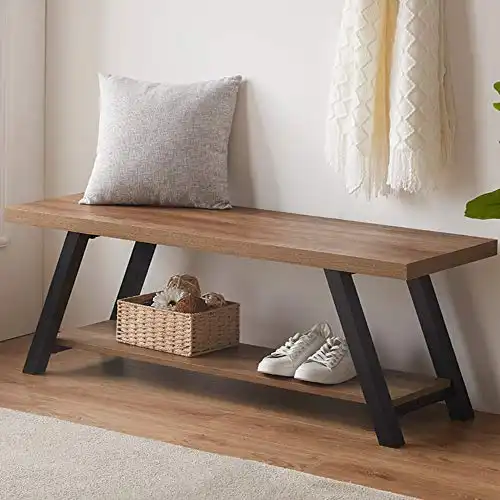 Industrial Entryway Bench