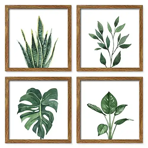 Framed Sage Green Botanical Wall Decor